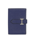 Hermes Bearn Cardholder, &pound;450, Accessories, Blue, Leather, Front view